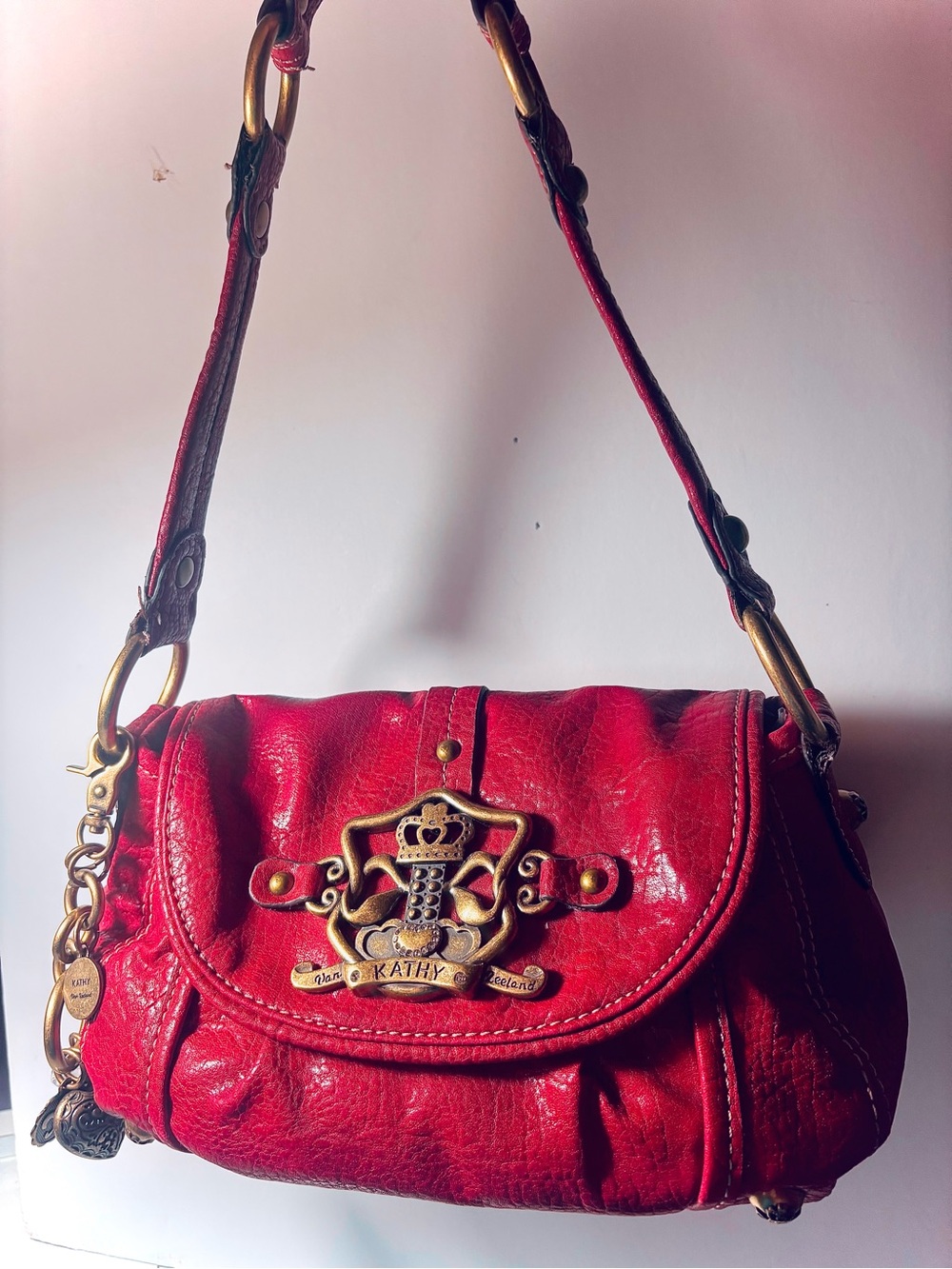 Kathy Van Zeeland Y2K Vintage Bag with Original Charm
